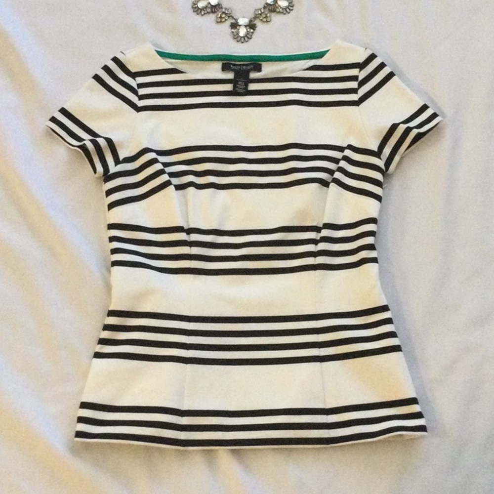 WHBM Striped Top